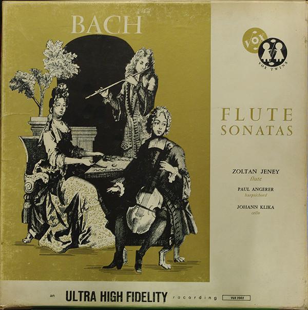 LP Record JOHANN SEBASTIAN BACH - ZOLTÁN JENE - Flute Sonatas VUX2002 VOX 1960 Germany Classical Used
LP Record JOHANN SEBASTIAN BACH - ZOLTÁN JENE - Flute Sonatas VUX2002 VOX 1960 Germany Classical Used