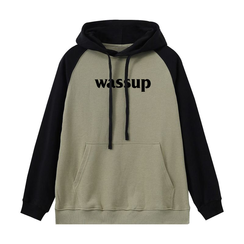 Raglan Hooded Sweatshirt for Men and Women, Autumn and Winter New Style, Letter Print, National Trendy Brand, Heavyweight Casual Couple Style Top Black Khaki 2XL
Raglan Hooded Sweatshirt for Men and Women, Autumn and Winter New Style, Letter Print, National Trendy Brand, Heavyweight Casual Couple Style Top Black Khaki 2XL