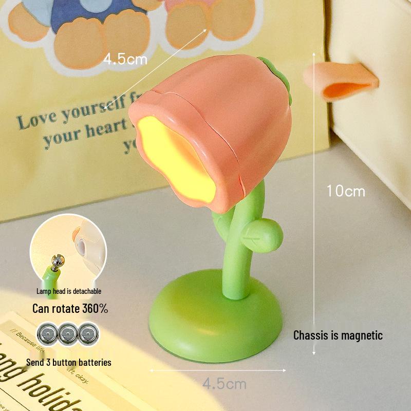 Creative Flower Night Lamp: Cute Magnetic Table Light with Eye Protection, Perfect for Girls Decor. Default
Creative Flower Night Lamp: Cute Magnetic Table Light with Eye Protection, Perfect for Girls Decor. Default