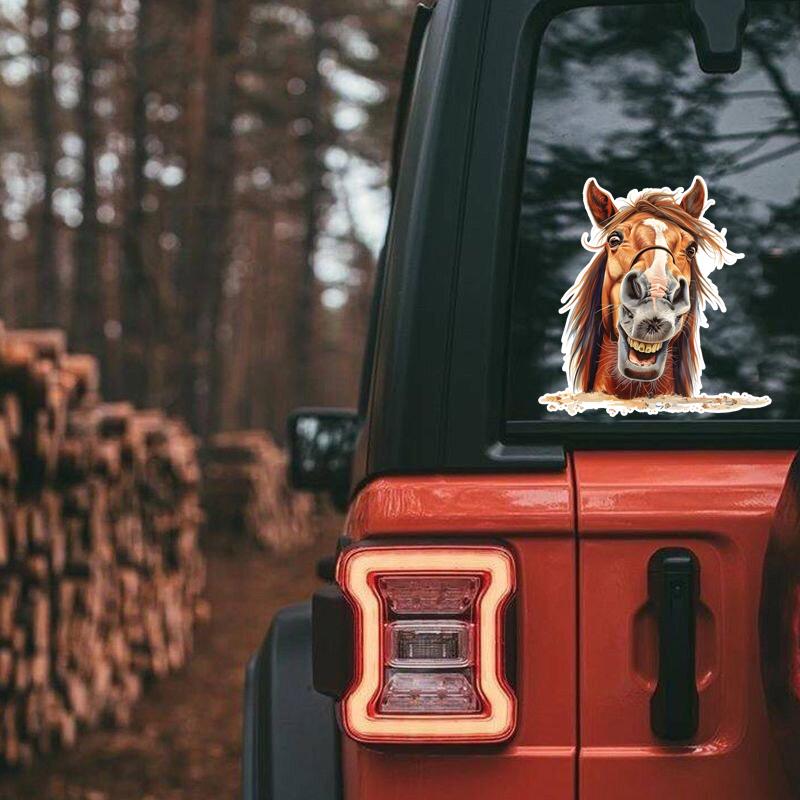 Funny Horse Animal Car Decals Bumper Window Stickers Car Accessories Waterproof Vinyl Material білий
Funny Horse Animal Car Decals Bumper Window Stickers Car Accessories Waterproof Vinyl Material білий