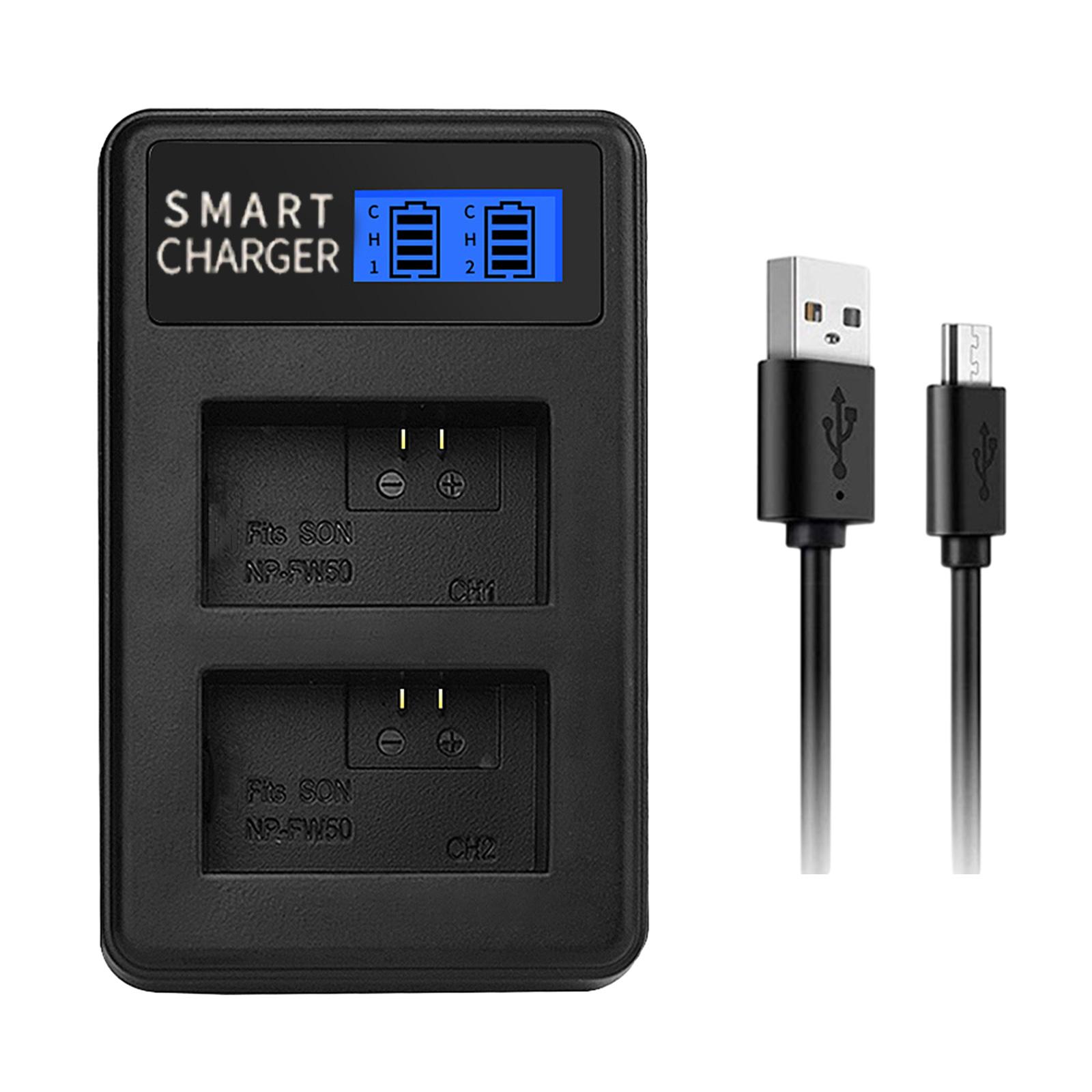 Quality Double Slot Battery Charger LCD Display Fast and Convenient Charging Solution for 6000, 5000, 5100, ILCE6000 1
Quality Double Slot Battery Charger LCD Display Fast and Convenient Charging Solution for 6000, 5000, 5100, ILCE6000 1