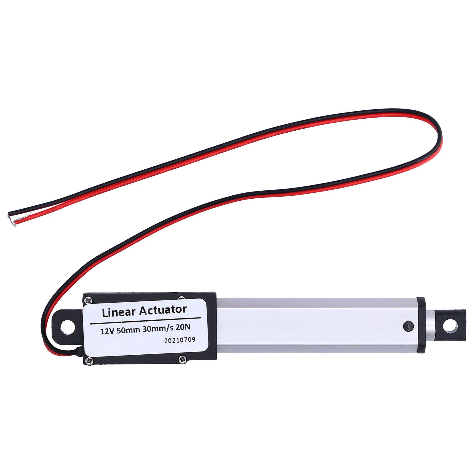 Linear Actuator 50mm Stroke DC 12V Low Noise Internal Limit Switch Mini Linear Motion Actuator For Automotive (as the picture,Other)
Linear Actuator 50mm Stroke DC 12V Low Noise Internal Limit Switch Mini Linear Motion Actuator For Automotive (as the picture,Other)