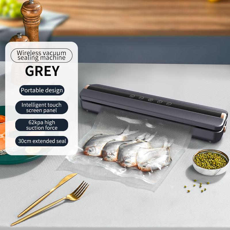 Wireless Fully Automatic Vacuum Sealing Machine Both Dry And Wet Oil Powders Fluffiness Tapping and Single Sealing сірий
Wireless Fully Automatic Vacuum Sealing Machine Both Dry And Wet Oil Powders Fluffiness Tapping and Single Sealing сірий