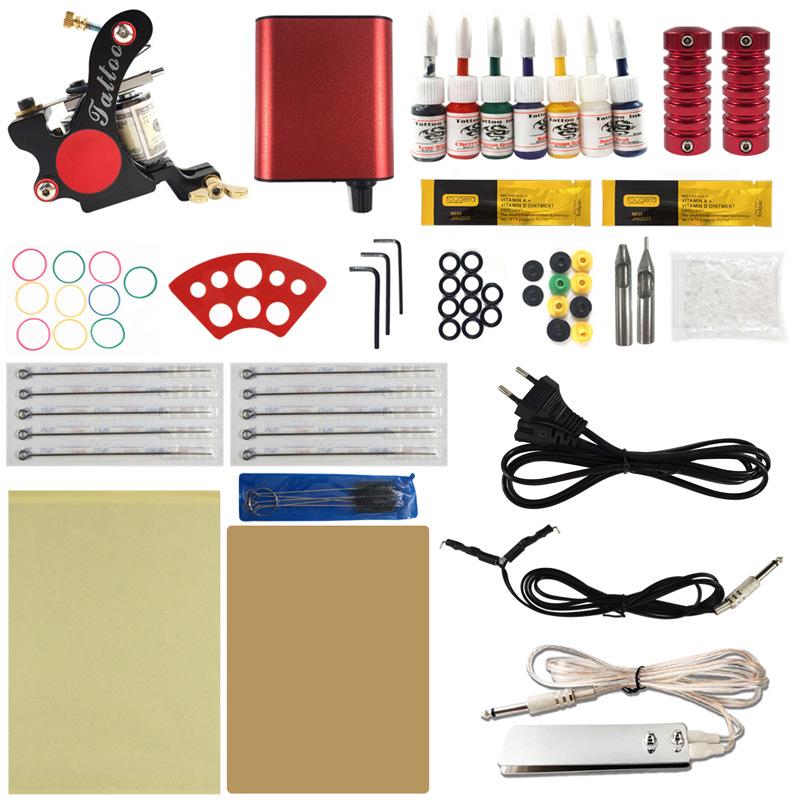 Oulan Red Sun Набор для практики татуировки и машинка
Oulan Red Sun Набор для практики татуировки и машинка