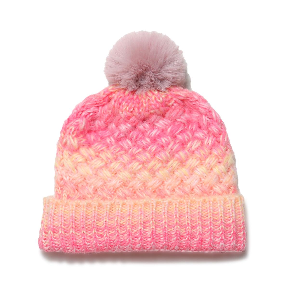 Autumn and winter new warm hairball knitted hat fleece thickened ear protection hat gradual change color tie-dye wool hat Korean version M(56-58cm)
Autumn and winter new warm hairball knitted hat fleece thickened ear protection hat gradual change color tie-dye wool hat Korean version M(56-58cm)