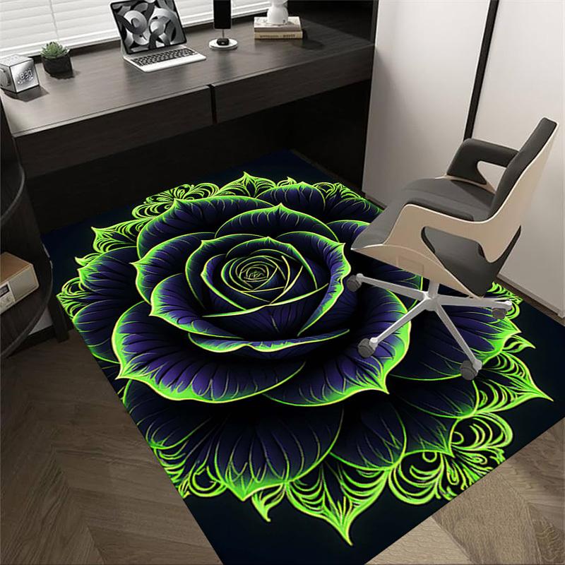 1PC Rose Pattern Non-Slip Floor Carpet Compatible for Office&Living Room&Bedroom&Dining room - Flat-Weave Machine-W287 60cm by 90cm
1PC Rose Pattern Non-Slip Floor Carpet Compatible for Office&Living Room&Bedroom&Dining room - Flat-Weave Machine-W287 60cm by 90cm