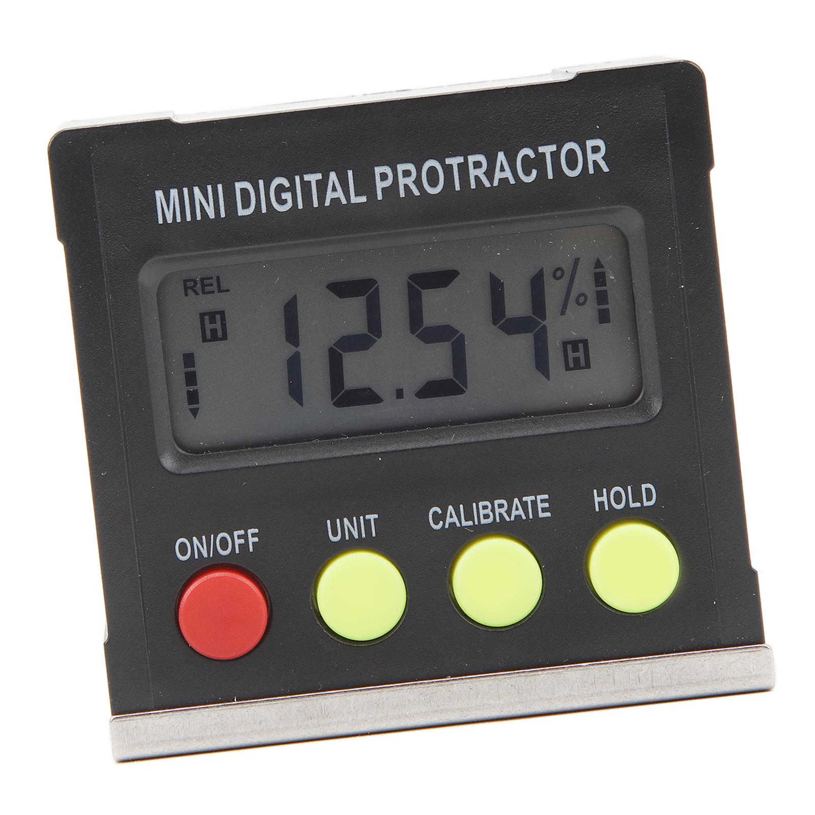 Digital Angle Finder Gauge High Accuracy 4 Botton Electronic Level and Angle Gauge
Digital Angle Finder Gauge High Accuracy 4 Botton Electronic Level and Angle Gauge