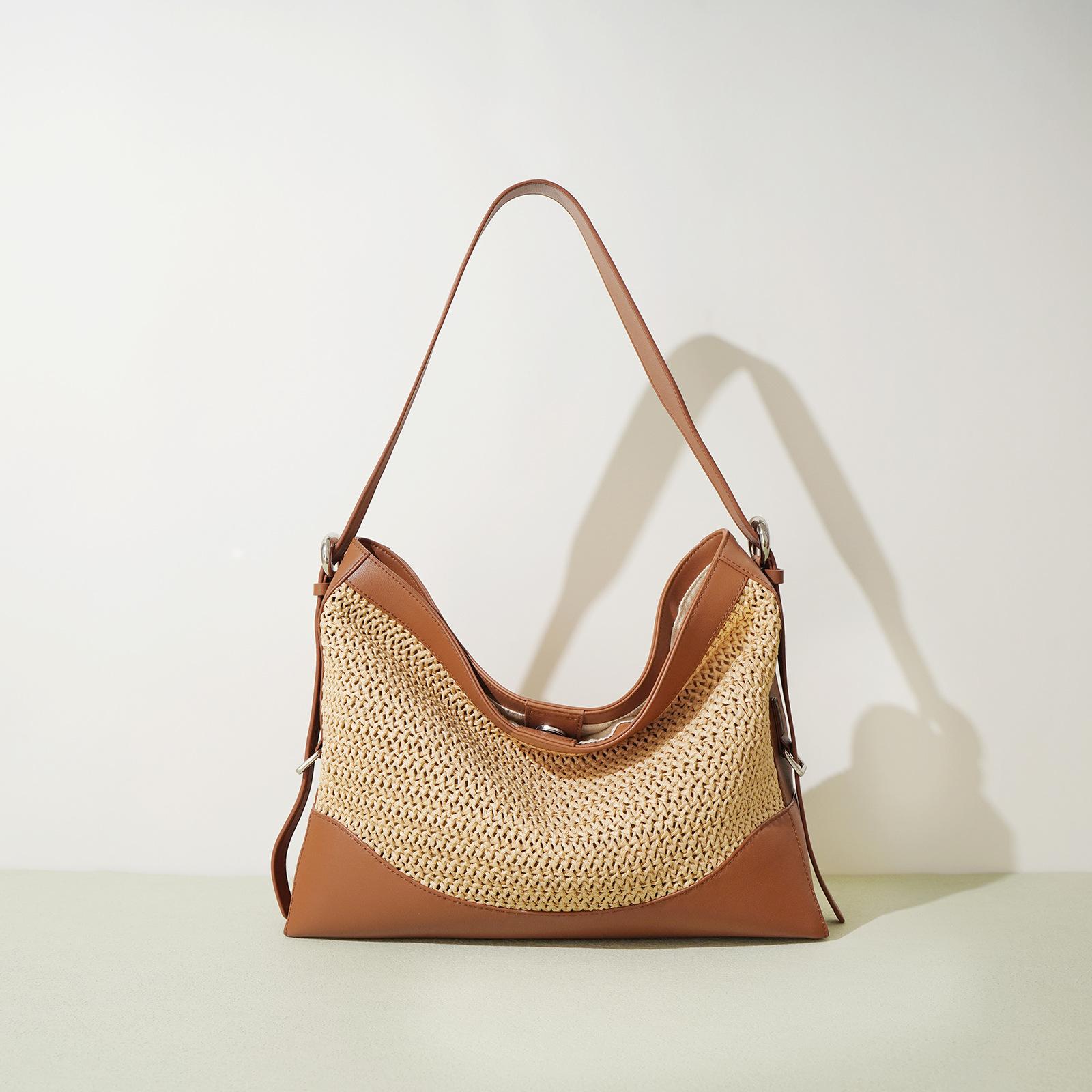 New Beach Wind Woven Bag Handmade Tote Bag Versatile Large Capacity Shoulder Bag
New Beach Wind Woven Bag Handmade Tote Bag Versatile Large Capacity Shoulder Bag