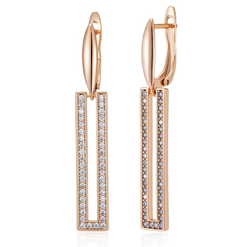 Длинные висячие серьги Kinel цвета розового золота для женщин, роскошные ювелирные изделия с блестящим цирконием, серьги с геометрической формой куба
Длинные висячие серьги Kinel цвета розового золота для женщин, роскошные ювелирные изделия с блестящим цирконием, серьги с геометрической формой куба