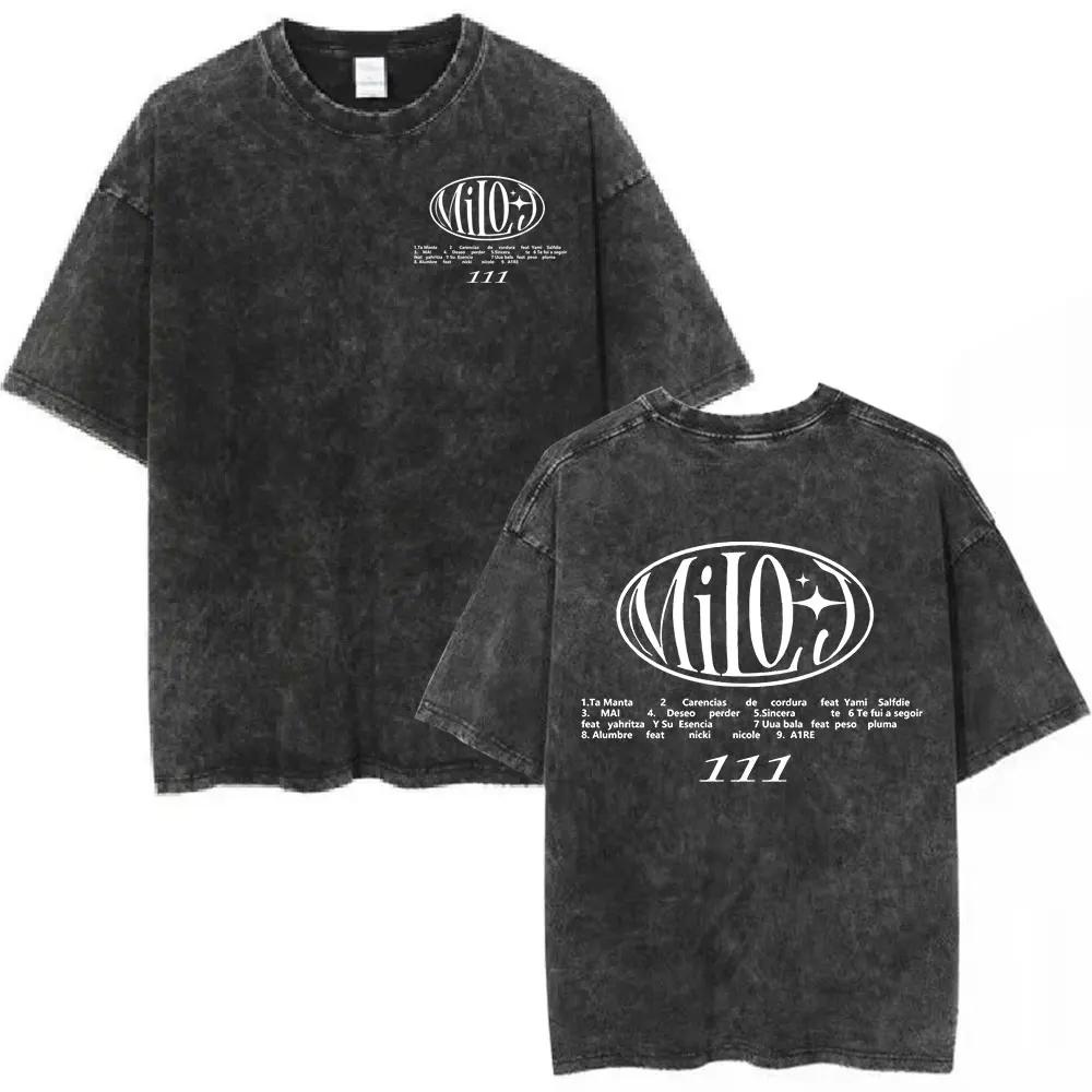 Rapper Milo J Logo Vintage Washed T Shirts Men Women Clothing Harajuku Hip Hop Tshirt Cotton Short Slevee Tshirts Streetwear S
Rapper Milo J Logo Vintage Washed T Shirts Men Women Clothing Harajuku Hip Hop Tshirt Cotton Short Slevee Tshirts Streetwear S