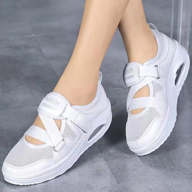Кроссовки Lucyever Air Cushion Platform Sneakers Women, дышащая сетка, мягкая подошва, вулканизированная обувь, женская обувь на полой танкетке, размер 43 35 белый
Кроссовки Lucyever Air Cushion Platform Sneakers Women, дышащая сетка, мягкая подошва, вулканизированная обувь, женская обувь на полой танкетке, размер 43 35 белый