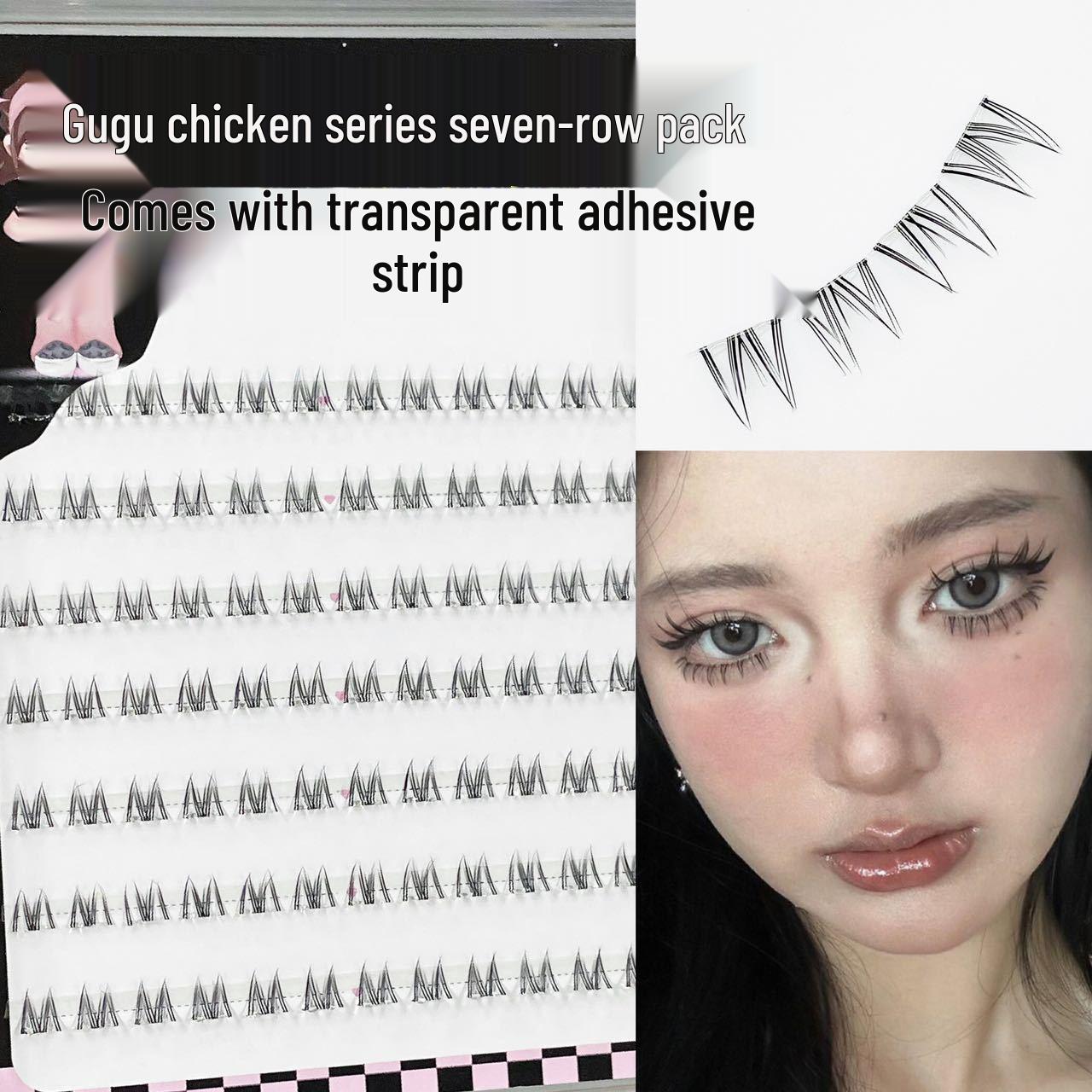 Glue-Free Gugu Chicken Series Large Capacity Natural-Look False Eyelashes—Easy Removal, Photogenic Design, Perfect for Mother s Little Wildcat Look.
Glue-Free Gugu Chicken Series Large Capacity Natural-Look False Eyelashes—Easy Removal, Photogenic Design, Perfect for Mother s Little Wildcat Look.
