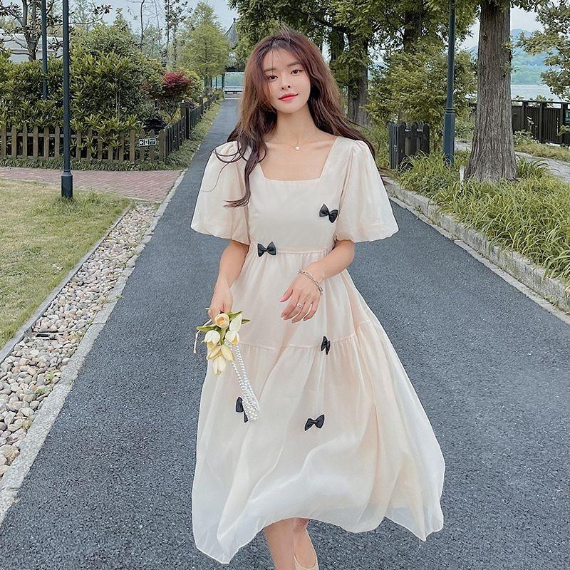 Women s A-Line Chiffon Dress, Summer Puff Sleeve Dress With Bow Accents Casual Sweet Style XXL абрикосовий
Women s A-Line Chiffon Dress, Summer Puff Sleeve Dress With Bow Accents Casual Sweet Style XXL абрикосовий