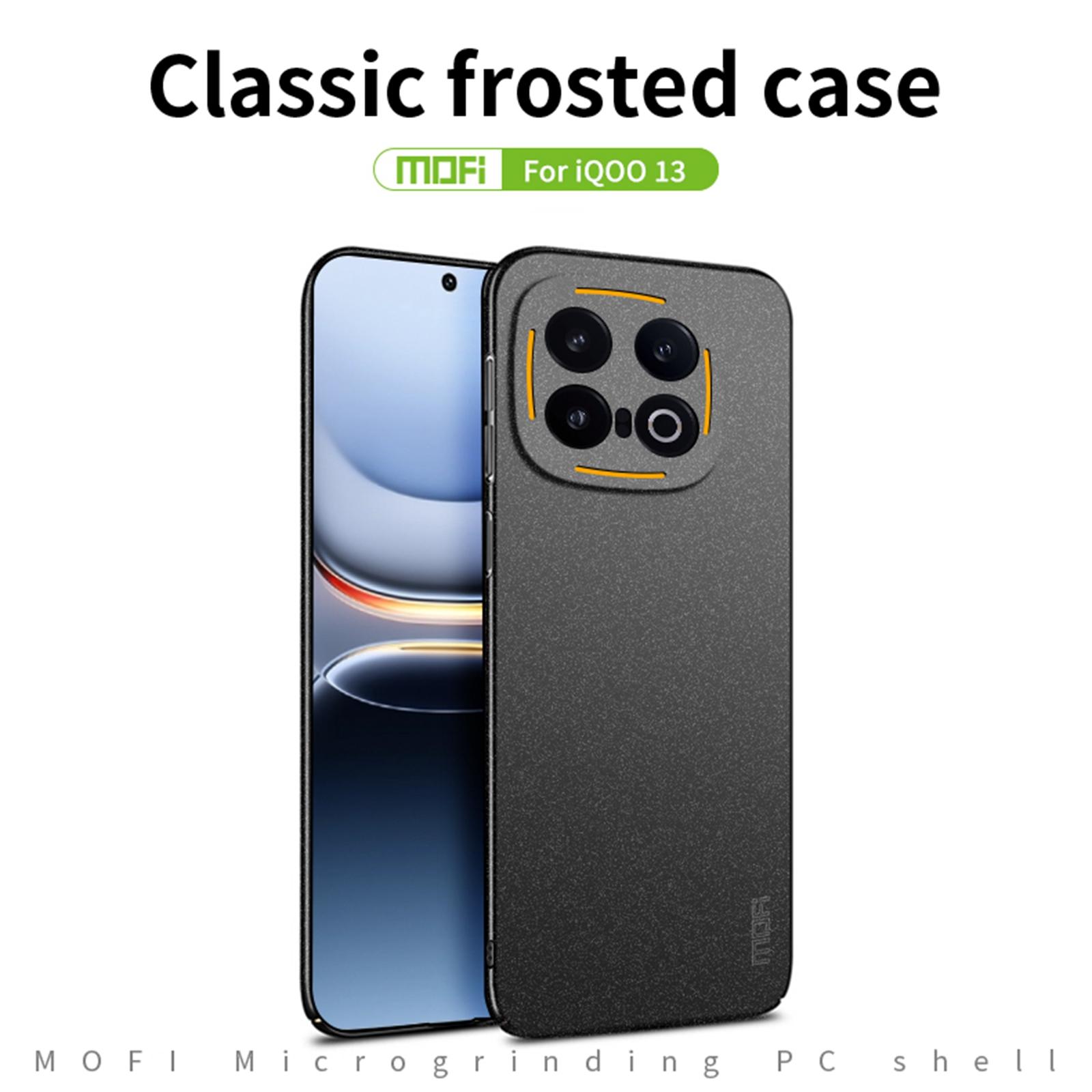 For vivo iQOO 13 5G PC Case MOFI Shield Matte Series Slim Fit Phone Cover Black
For vivo iQOO 13 5G PC Case MOFI Shield Matte Series Slim Fit Phone Cover Black