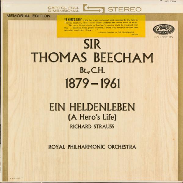 LP Record SIR THOMAS BEECHAM, BT., C.H., ROYA - Ein Heldenleben (A Hero s Life) SG7250 CAPITOL 1961 US Classical Used
LP Record SIR THOMAS BEECHAM, BT., C.H., ROYA - Ein Heldenleben (A Hero s Life) SG7250 CAPITOL 1961 US Classical Used