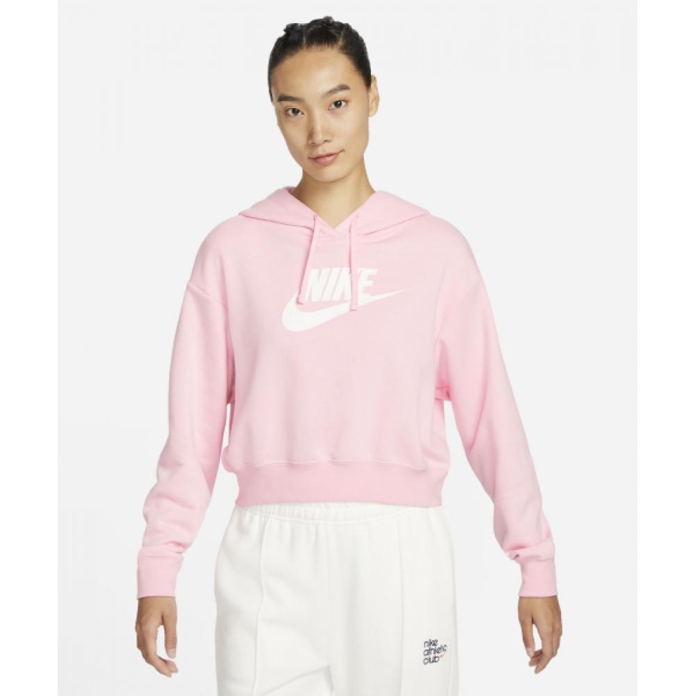 NIKE Sportswear Club Флисовый укороченный худи большого размера с рисунком W, средний мягкий розовый белый DQ5851 690
NIKE Sportswear Club Флисовый укороченный худи большого размера с рисунком W, средний мягкий розовый белый DQ5851 690