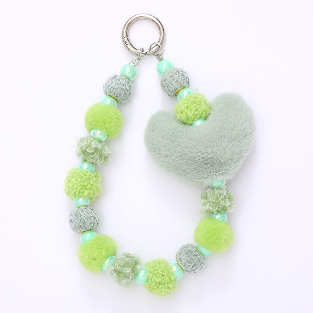 Soft Mobile Phone Lanyard Anti-Lost Loveheart Beaded Bracelet Hanging Ornaments зелений
Soft Mobile Phone Lanyard Anti-Lost Loveheart Beaded Bracelet Hanging Ornaments зелений