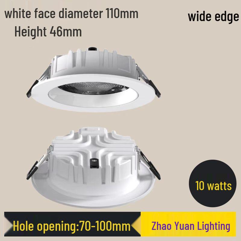 Ultra-Thin Anti-Glare LED Downlight: 2.5 to 8 Inch, High Luminous Efficacy for Home Décor 4000K
Ultra-Thin Anti-Glare LED Downlight: 2.5 to 8 Inch, High Luminous Efficacy for Home Décor 4000K