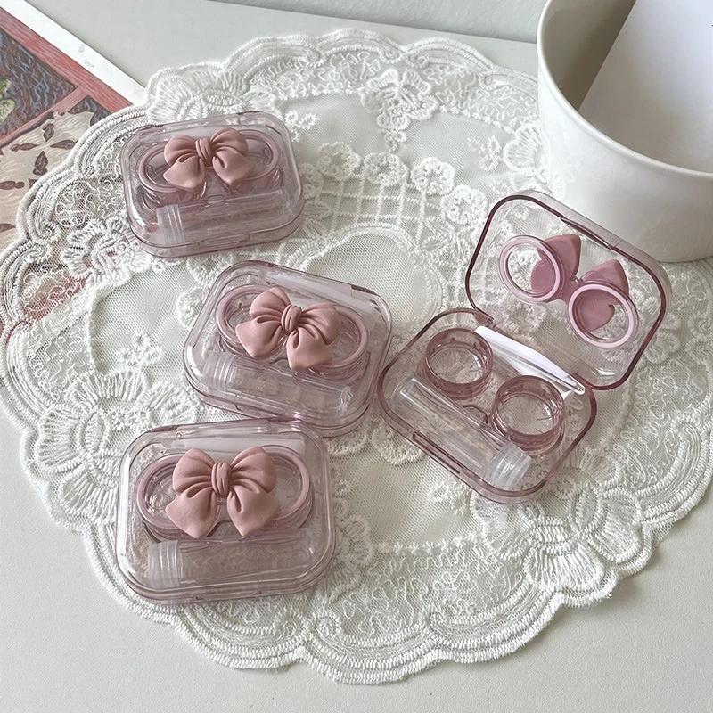 1 Box Women Contact Lens Cases Clear Heart Bowknot Contact Lens Water Case for Girls Portable Pupil Eye Care Storage Container
1 Box Women Contact Lens Cases Clear Heart Bowknot Contact Lens Water Case for Girls Portable Pupil Eye Care Storage Container