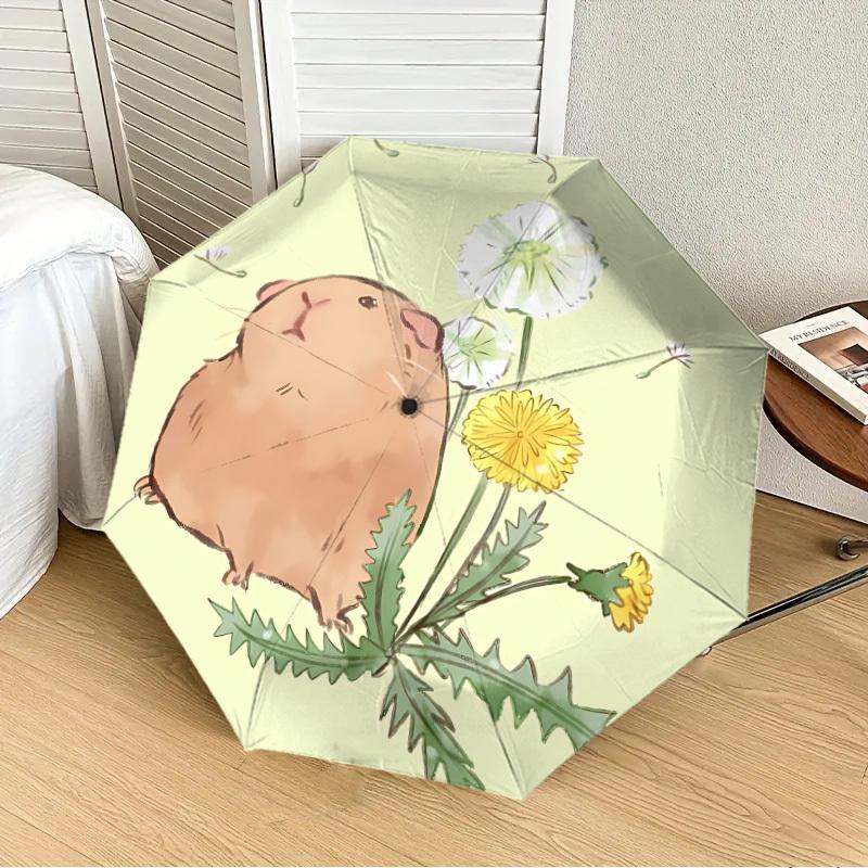 1pc Hamster Dandelion Automatic Folding Umbrella, 8-Rib Durable Frame, Durable Foldable Design - Elegant Gift for Commute yy251210071
1pc Hamster Dandelion Automatic Folding Umbrella, 8-Rib Durable Frame, Durable Foldable Design - Elegant Gift for Commute yy251210071