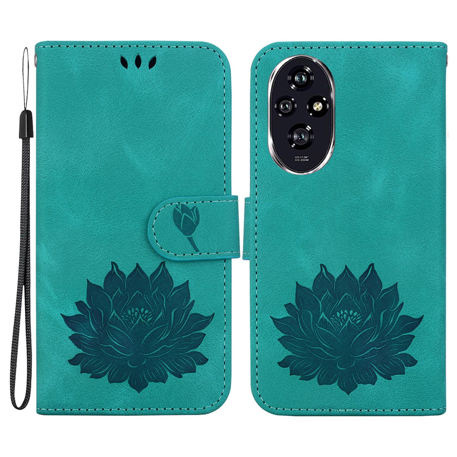 For Honor 200 5G Wallet Case Lotus Imprint Leather Stand Phone Cover Green
For Honor 200 5G Wallet Case Lotus Imprint Leather Stand Phone Cover Green
