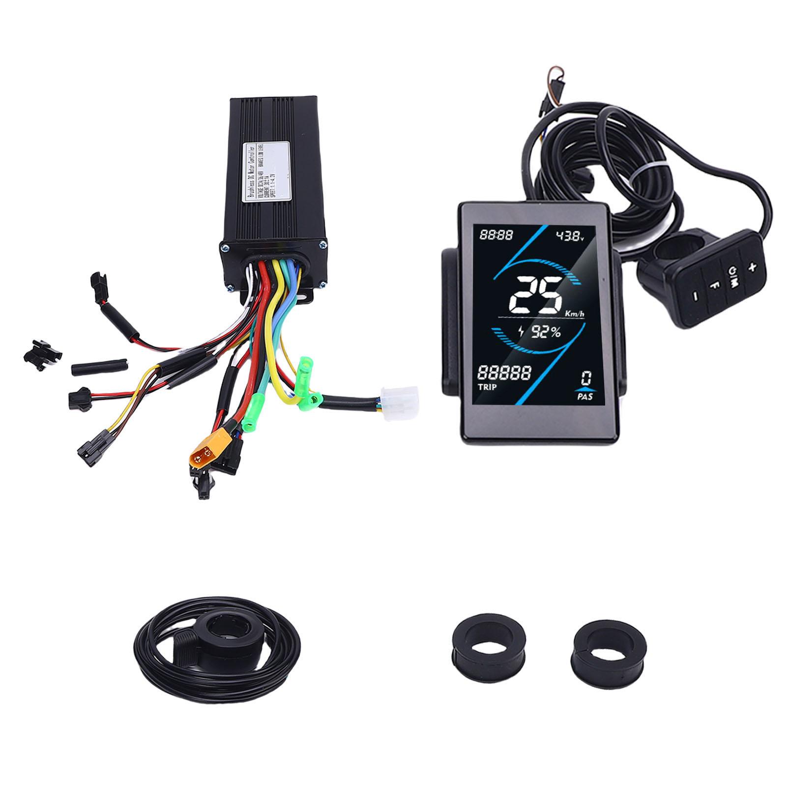 Bike Modification Accessories Kit 30A Controller T5S Color Display LCD Panel 130X Thumb Throttle for
Bike Modification Accessories Kit 30A Controller T5S Color Display LCD Panel 130X Thumb Throttle for