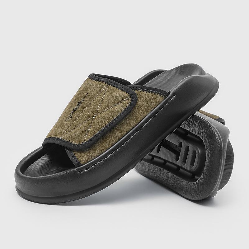 New men s summer wear Velcro one-word drop thick-bottomed beach casual men s slippers 471266-Z 46 оливковое зеленый
New men s summer wear Velcro one-word drop thick-bottomed beach casual men s slippers 471266-Z 46 оливковое зеленый