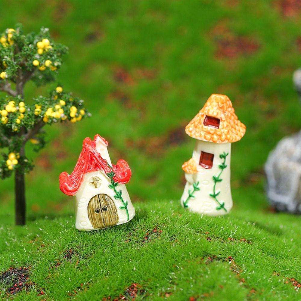 Handmade Miniature Tile House Red Yellow Micro Landscape Ornaments Mini House Statue Outdoor Decor B
Handmade Miniature Tile House Red Yellow Micro Landscape Ornaments Mini House Statue Outdoor Decor B
