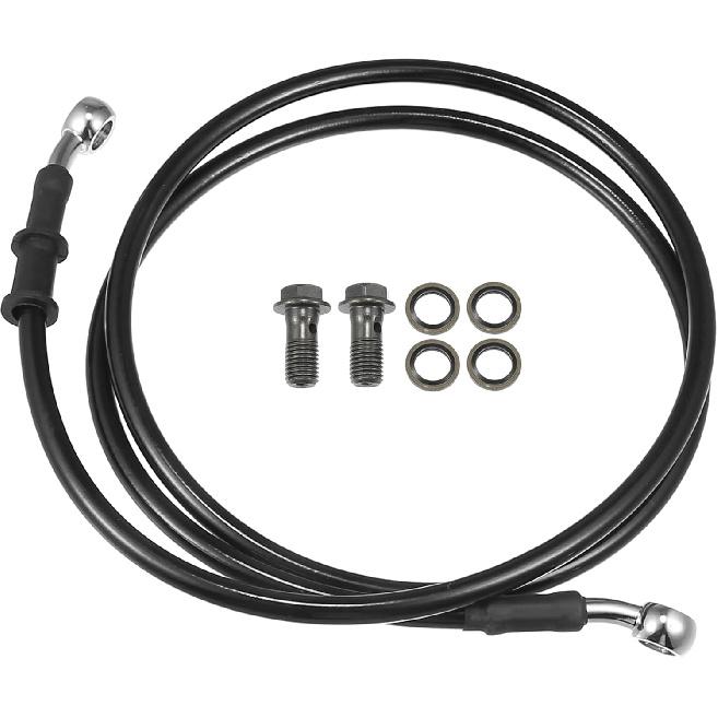 Motoforti Universal Brake Hose Motorcycle ATV Dirt Bike Motocross Braided Hydraulic Brake Line Oil Hose Pipeline, 40cm, Durable, Metal, Black Silver 130cm / 51.18
Motoforti Universal Brake Hose Motorcycle ATV Dirt Bike Motocross Braided Hydraulic Brake Line Oil Hose Pipeline, 40cm, Durable, Metal, Black Silver 130cm / 51.18