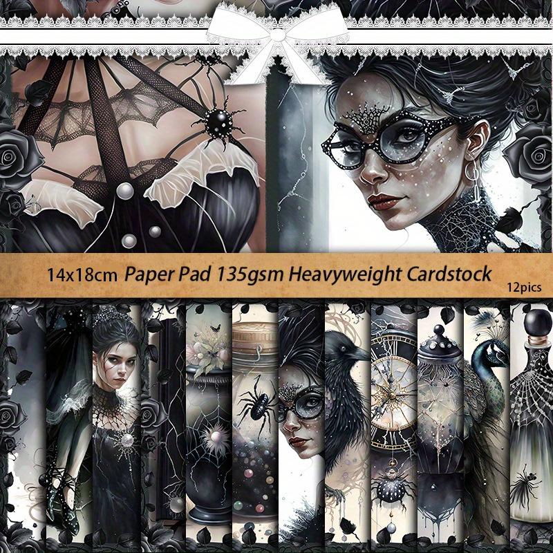 12 Sheets Gothic Black Forest Scrapbooking Paper Pad, Vintage Journaling Stationery for DIY Arts and Crafts, Heavyweight Cardstock Decoration Tools Pack of 12
12 Sheets Gothic Black Forest Scrapbooking Paper Pad, Vintage Journaling Stationery for DIY Arts and Crafts, Heavyweight Cardstock Decoration Tools Pack of 12