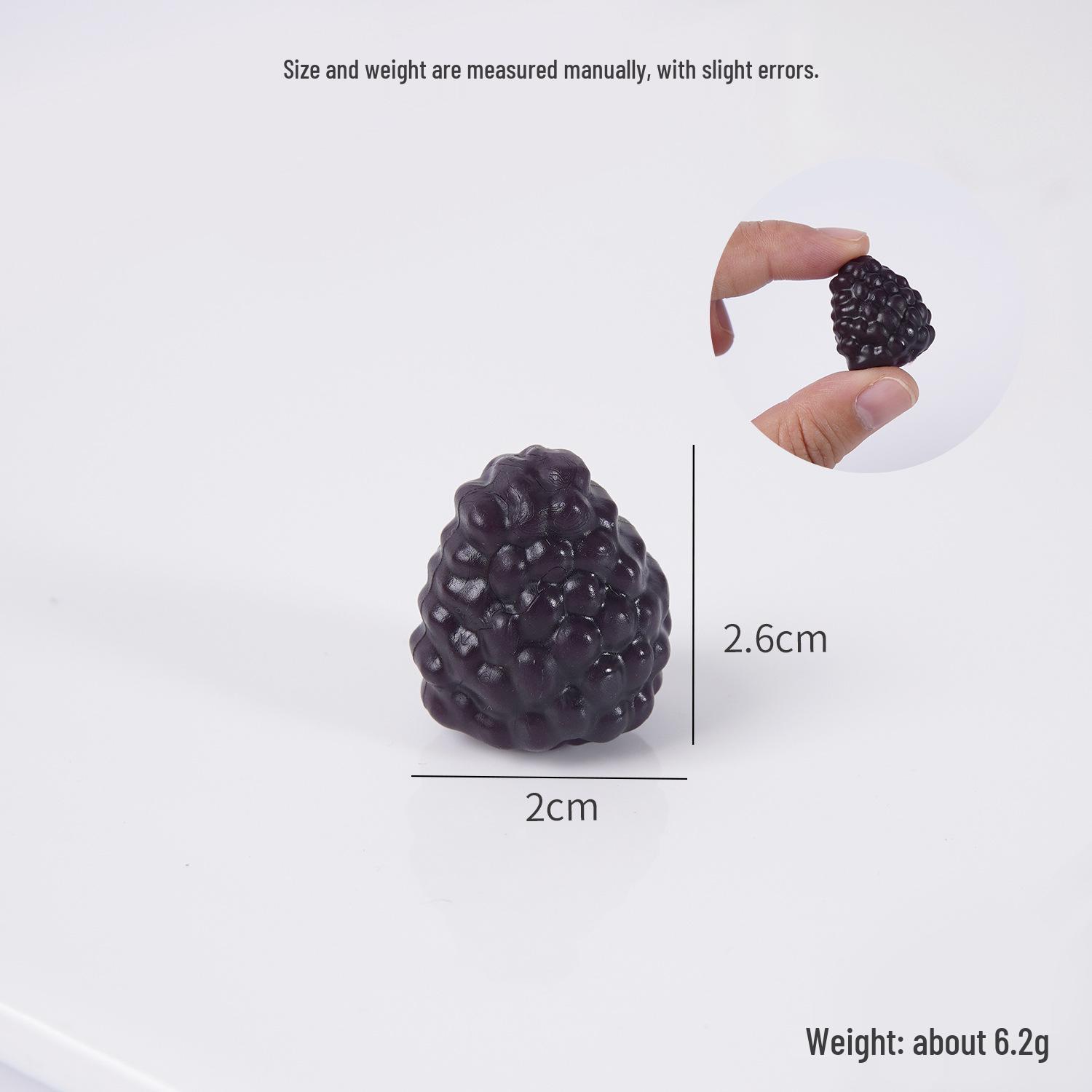 PVC Simulation Large Raspberry Blackberry Fruit Model DIY Edible Toy Mini Kitchen Ingredients Props
PVC Simulation Large Raspberry Blackberry Fruit Model DIY Edible Toy Mini Kitchen Ingredients Props