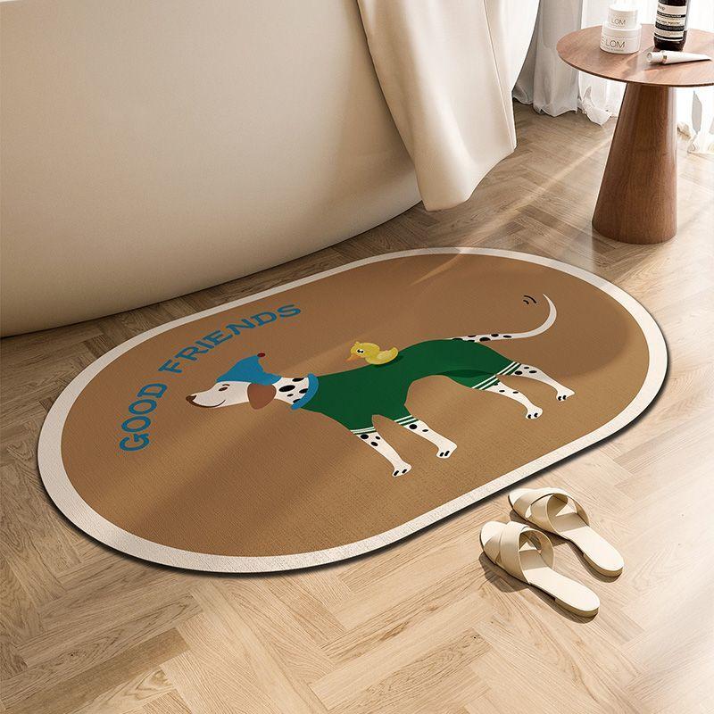 Bathroom floor mat next to the bathtub, diatom mud absorbent foot mat, bathroom oval anti-splash mat, bathroom non-slip carpet 40X60cm 15.7X23.6in
Bathroom floor mat next to the bathtub, diatom mud absorbent foot mat, bathroom oval anti-splash mat, bathroom non-slip carpet 40X60cm 15.7X23.6in