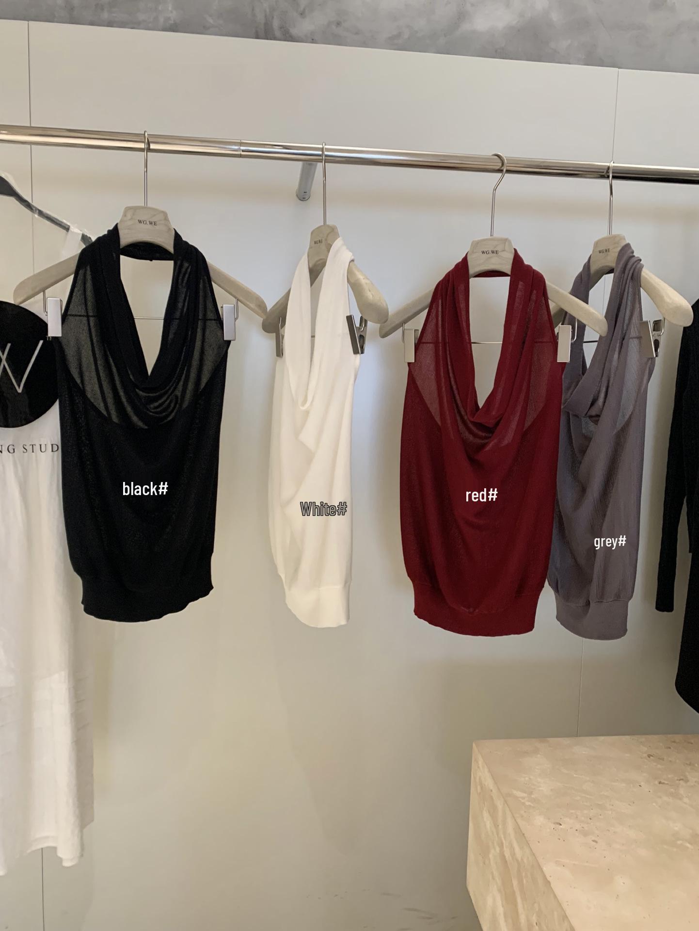 Guangzhou Women s Swing Neck Halter Tank Top - Slim Fit Sleeveless Spring/Summer Trendy New Arrival One Size сірий колір
Guangzhou Women s Swing Neck Halter Tank Top - Slim Fit Sleeveless Spring/Summer Trendy New Arrival One Size сірий колір