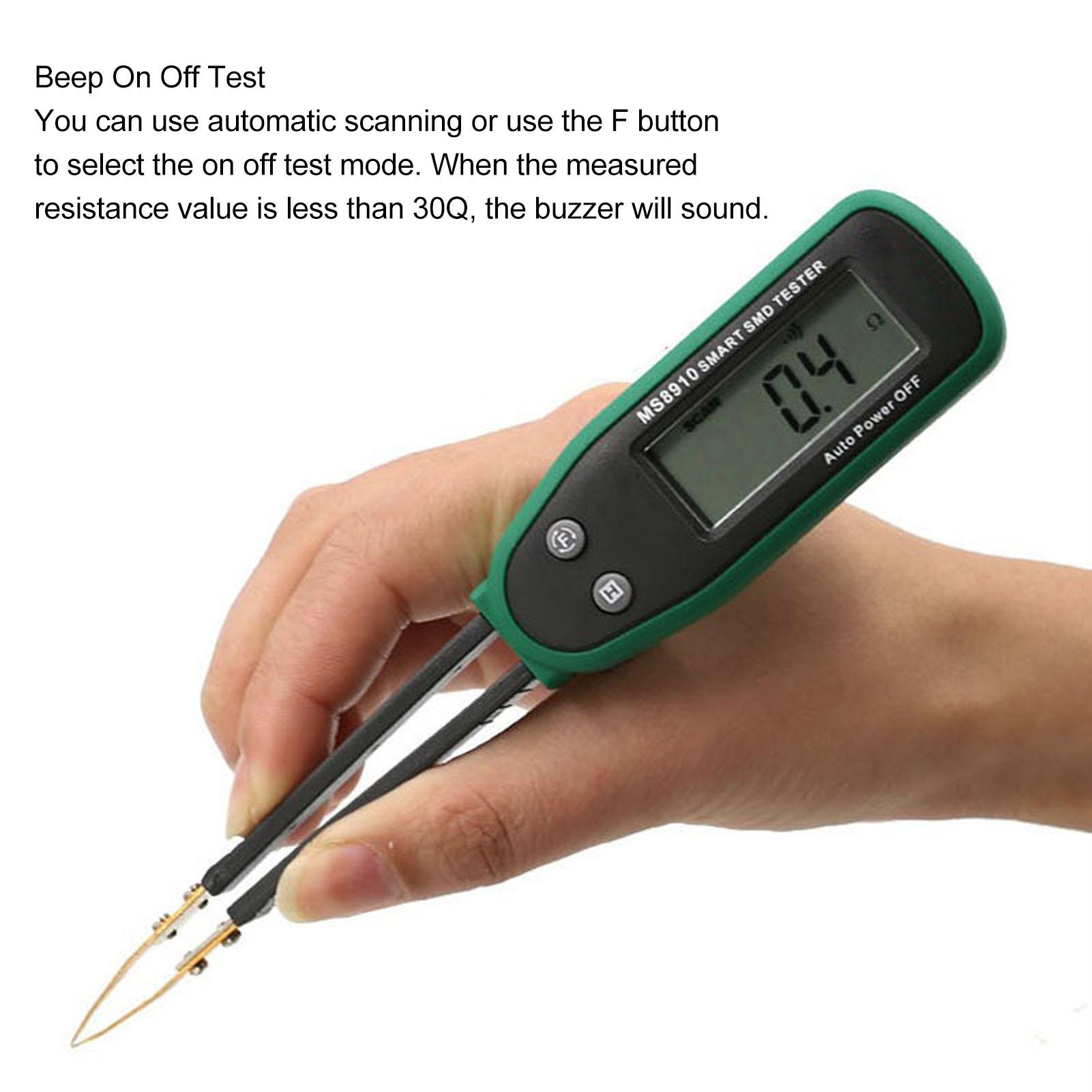 Smart SMD Tester Chip Diode Resistor Capacitor Digital Tweezer Electronic Component Analyzer
Smart SMD Tester Chip Diode Resistor Capacitor Digital Tweezer Electronic Component Analyzer