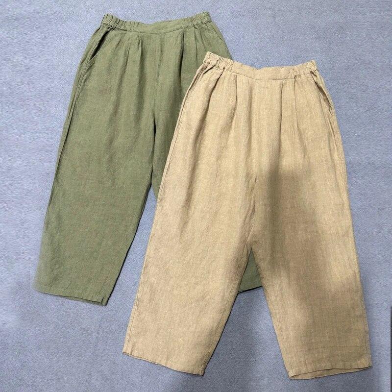 Johnature японские повседневные брюки весна-лето винтажные эластичные талии свободные карманы-шаровары длиной до щиколотки женские брюки
Johnature японские повседневные брюки весна-лето винтажные эластичные талии свободные карманы-шаровары длиной до щиколотки женские брюки