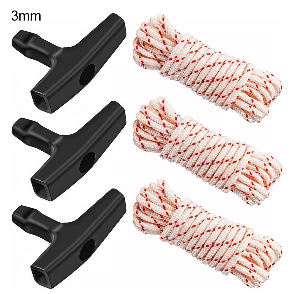 Starter Rope Set 3pcs with Handle for Recoil Pull Cord Chainsaw For garden Engines Lawn Mower Leaf Blower Replacement
Starter Rope Set 3pcs with Handle for Recoil Pull Cord Chainsaw For garden Engines Lawn Mower Leaf Blower Replacement