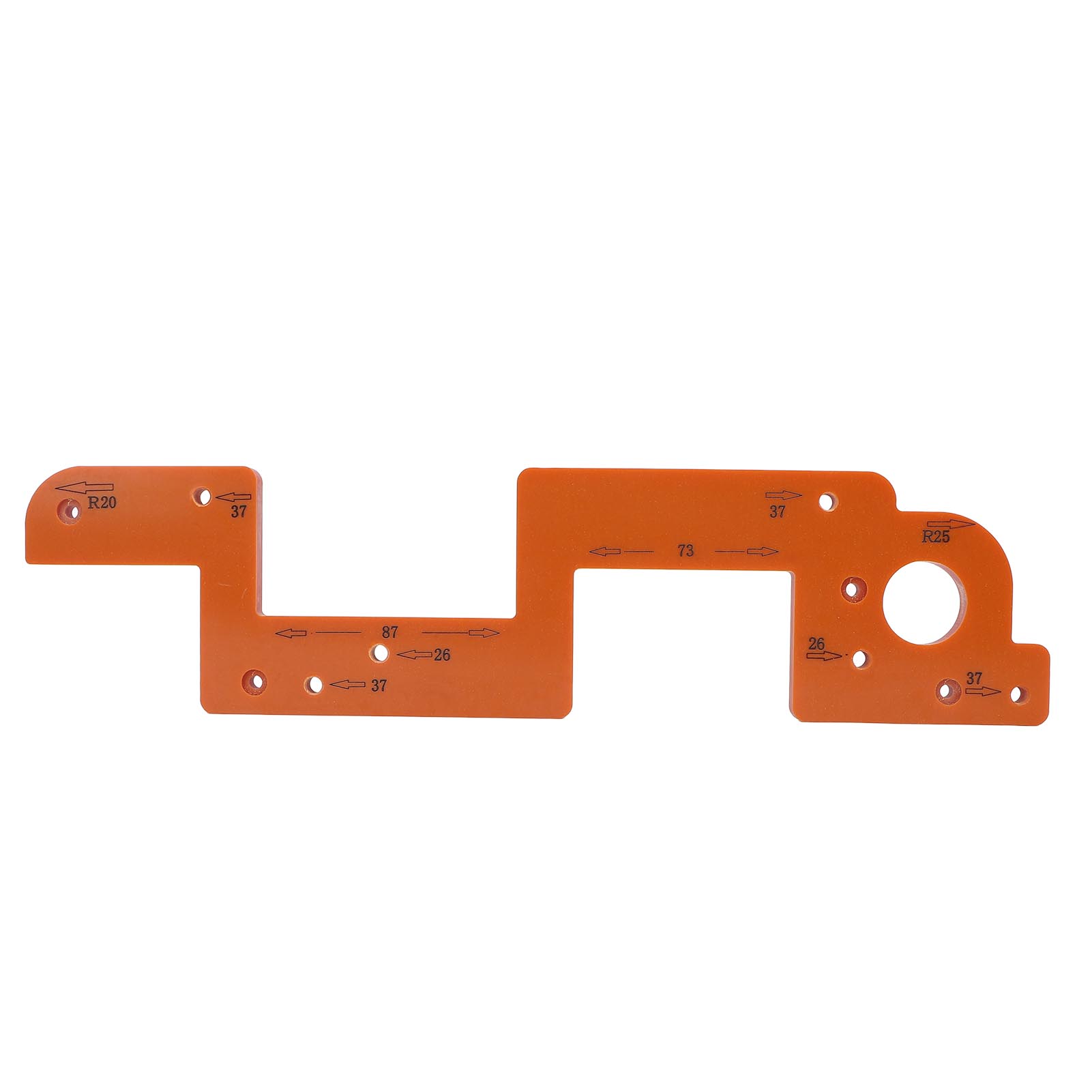 ARC Grooving Auxiliary Tool Anti Slip Easy to Operate Cabinet Door Slot Position Template for Woodworking Tool 8mm
ARC Grooving Auxiliary Tool Anti Slip Easy to Operate Cabinet Door Slot Position Template for Woodworking Tool 8mm