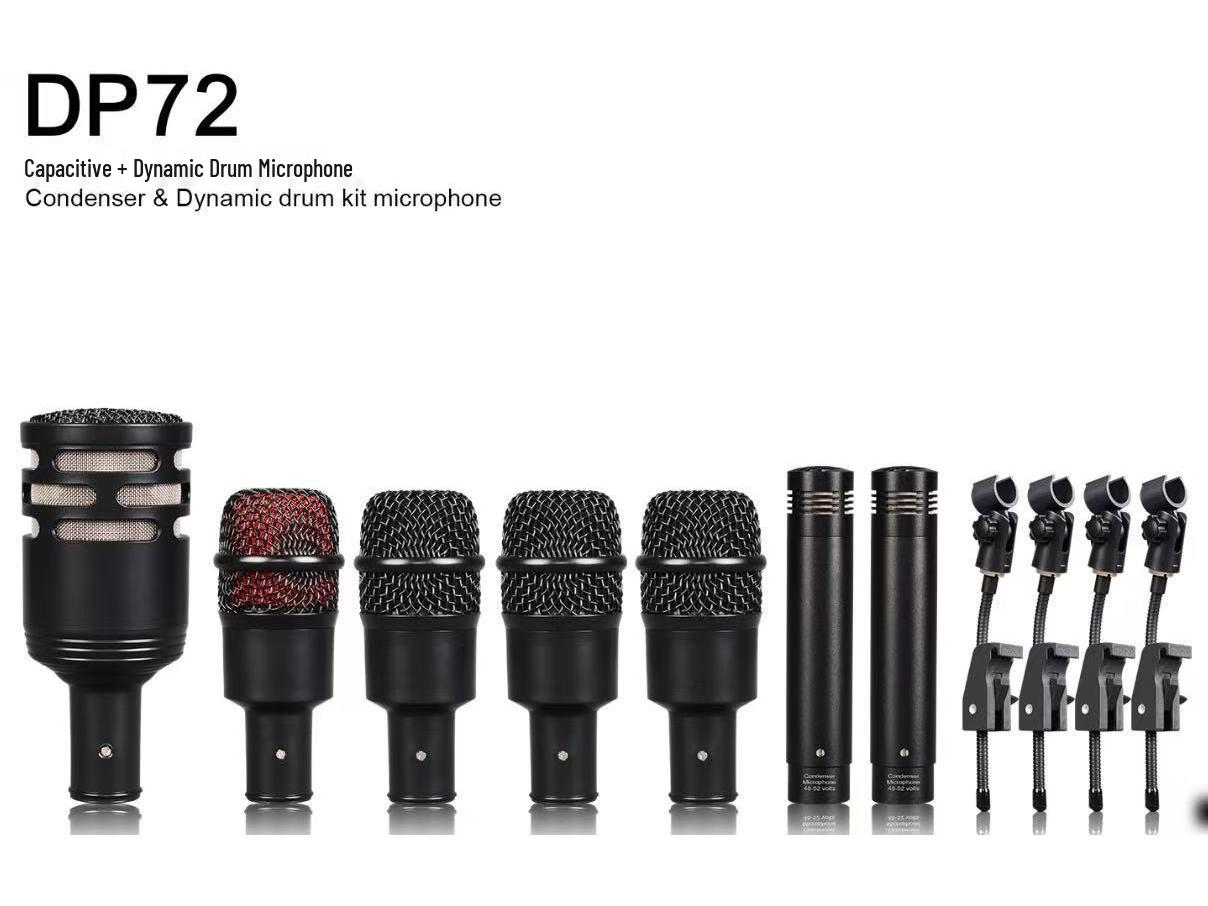 DP72 Wired Drum Microphone Set - In Stock
DP72 Wired Drum Microphone Set - In Stock