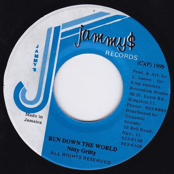 7inch Record NITTY GRITTY - Run Down The World NONE Jammy s Records 1999 Jamaica Reggae, Ska & Dub Used
7inch Record NITTY GRITTY - Run Down The World NONE Jammy s Records 1999 Jamaica Reggae, Ska & Dub Used