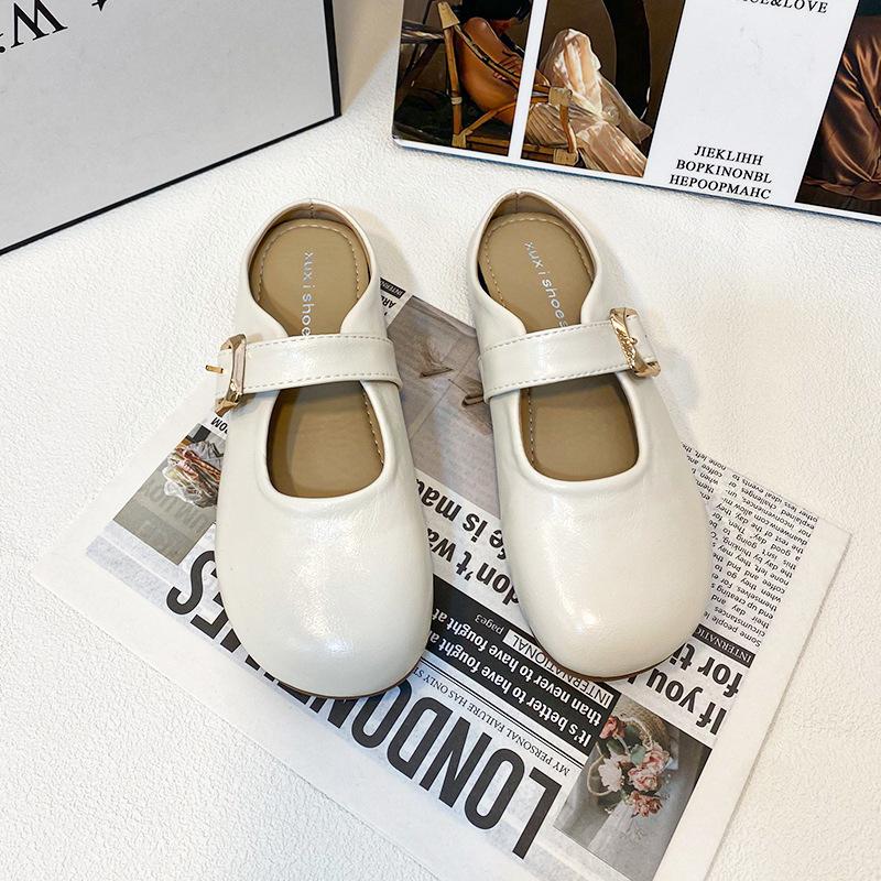 Spring and summer new round head flat bottom Mary Jane bag head half slippers women s one foot soft-soled Muller shoes 40 срібний
Spring and summer new round head flat bottom Mary Jane bag head half slippers women s one foot soft-soled Muller shoes 40 срібний