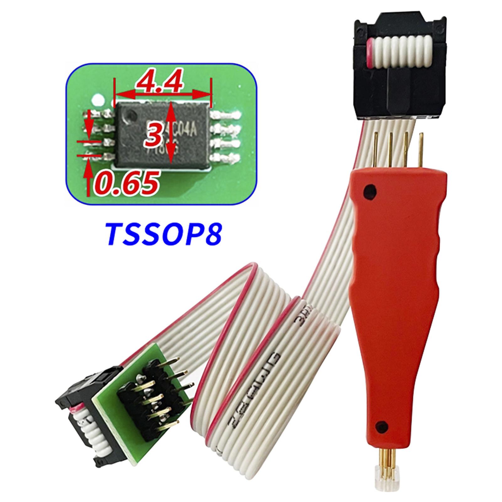 TSSOP8/MSOP8 Зонд для тестирования микросхем, пружинный контакт, кабель для подключения к автомобилю TSSOP8
TSSOP8/MSOP8 Зонд для тестирования микросхем, пружинный контакт, кабель для подключения к автомобилю TSSOP8