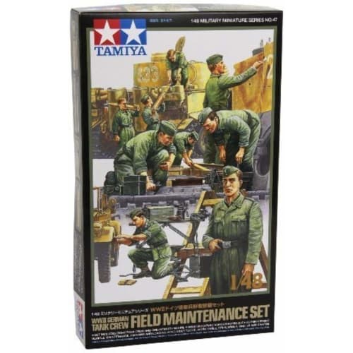 TAMIYA 1/48 Military Miniature Series No.47 German Army Tank Crew Field Maintenance Set Plastic Model 32547
TAMIYA 1/48 Military Miniature Series No.47 German Army Tank Crew Field Maintenance Set Plastic Model 32547