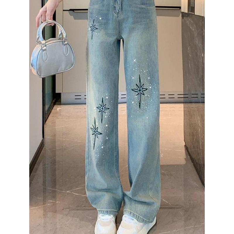 European Retro Embroidered Rhinestone High-Waist Slimming Straight-Leg Women s Jeans - 2024 Plus Size Fashion 4XL 160-173 lbs
European Retro Embroidered Rhinestone High-Waist Slimming Straight-Leg Women s Jeans - 2024 Plus Size Fashion 4XL 160-173 lbs