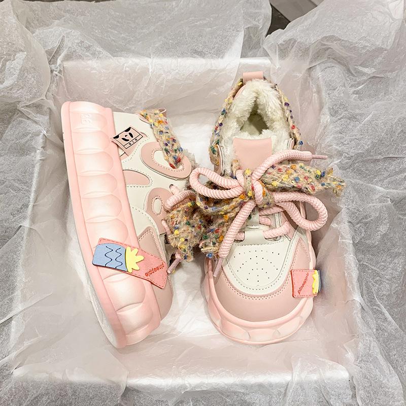 Интернет-знаменитость нишевая обувь детская осенняя платформа белые туфли японские бархатные кеды ретро повседневная обувь универсальная спортивная обувь 40 розовый
Интернет-знаменитость нишевая обувь детская осенняя платформа белые туфли японские бархатные кеды ретро повседневная обувь универсальная спортивная обувь 40 розовый