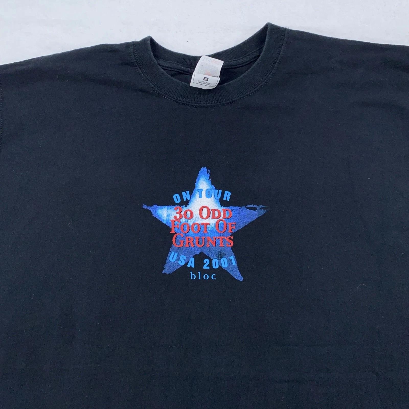 Vintage 30 Odd Foot Of Grunts Shirt Mens XL 2001 Tour Band Russell Crowe 00s M
Vintage 30 Odd Foot Of Grunts Shirt Mens XL 2001 Tour Band Russell Crowe 00s M