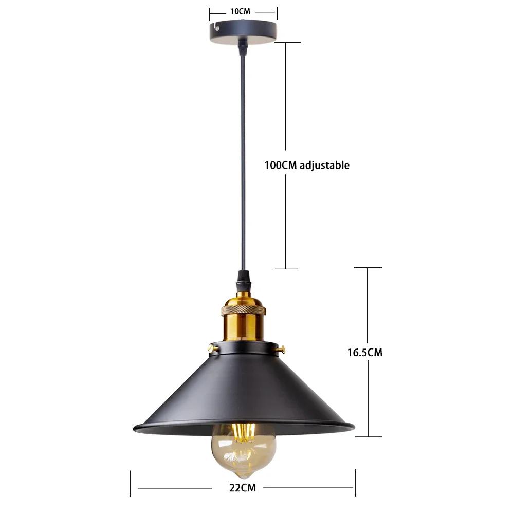 Retro Lid Hanging Lamp E27 Vintage Pendant Lights Loft Russia Pendant Lamp Lampshade for Kitchen Dining Bedroom Home Lighting Without Bulb
Retro Lid Hanging Lamp E27 Vintage Pendant Lights Loft Russia Pendant Lamp Lampshade for Kitchen Dining Bedroom Home Lighting Without Bulb