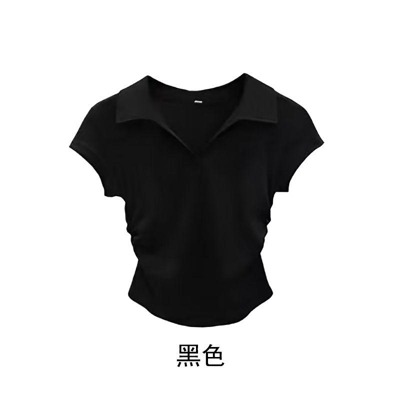 Cotton Summer Sexy Women s T Shirt Skinny Slim Basic Solid Crop Top Short Sleeve Polo TShirtCasual Top Tee for Women XL
Cotton Summer Sexy Women s T Shirt Skinny Slim Basic Solid Crop Top Short Sleeve Polo TShirtCasual Top Tee for Women XL