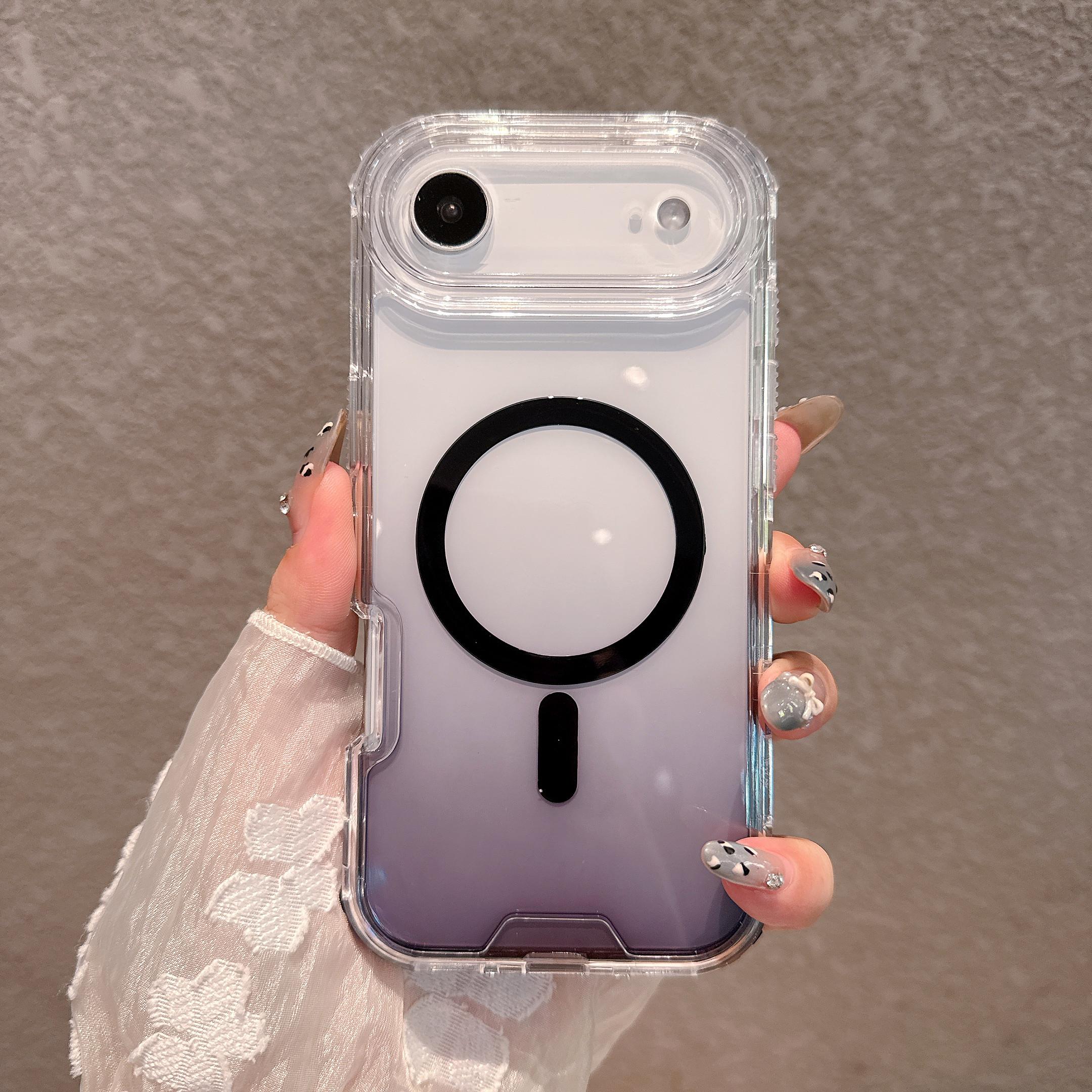 Heavy Duty Hard 3IN1 Gradient Shockproof Magnetic Case For iPhone 17 Pro Max 17Pro 17 Air Magsafe Wireless Charging Cover Funda iPhone Air
Heavy Duty Hard 3IN1 Gradient Shockproof Magnetic Case For iPhone 17 Pro Max 17Pro 17 Air Magsafe Wireless Charging Cover Funda iPhone Air