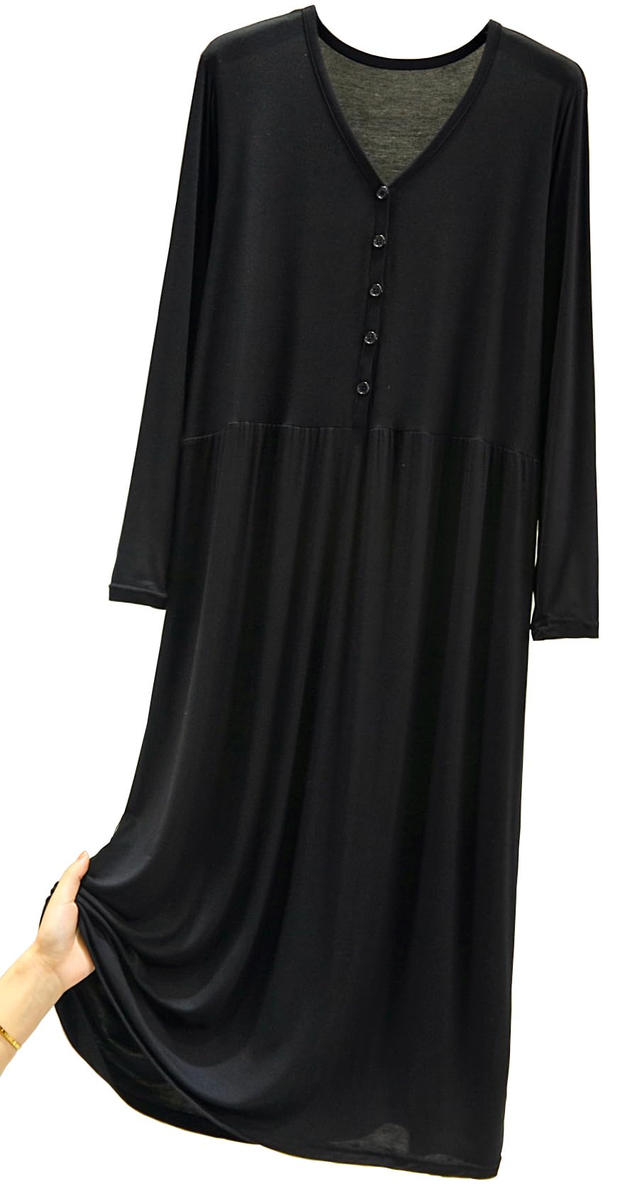 TRTRO Большой размер Единый размер Женская ночная сорочка, Пижама, Домашняя одежда, Для беременных, Для кормящих, (Длинный рукав/Черный, Все)
TRTRO Большой размер Единый размер Женская ночная сорочка, Пижама, Домашняя одежда, Для беременных, Для кормящих, (Длинный рукав/Черный, Все)