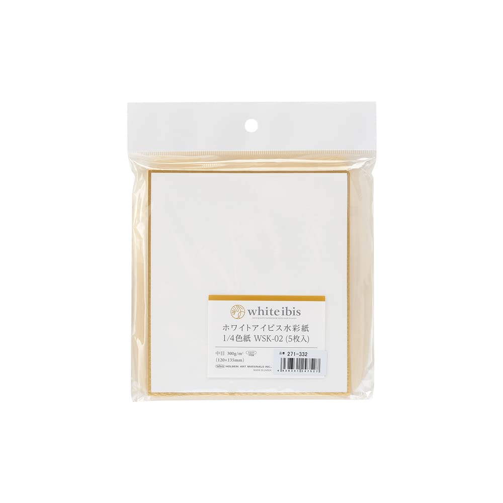 Holbein White Ibis Watercolor Colored Paper Medium Grain 300g Colored Paper 271332 WSK-02 1/4 (5 sheets)
Holbein White Ibis Watercolor Colored Paper Medium Grain 300g Colored Paper 271332 WSK-02 1/4 (5 sheets)